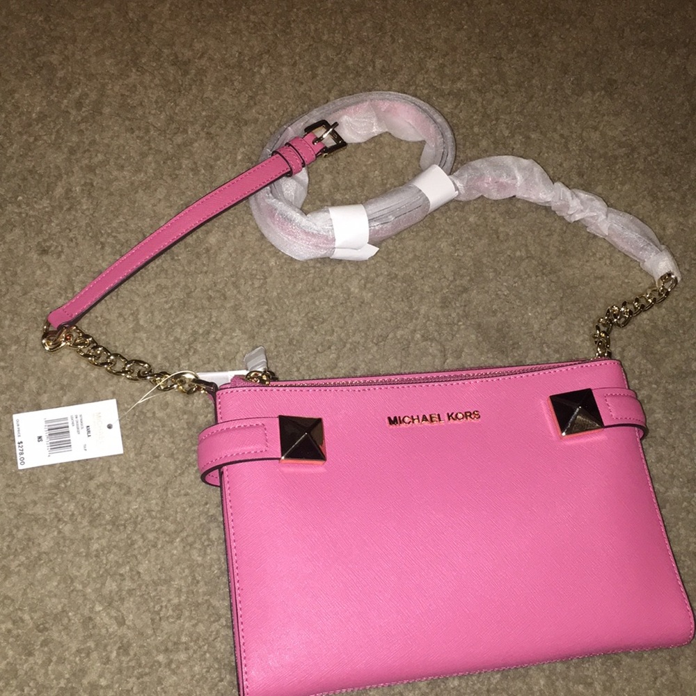 Michael Kors crossbody Karla tulip leather